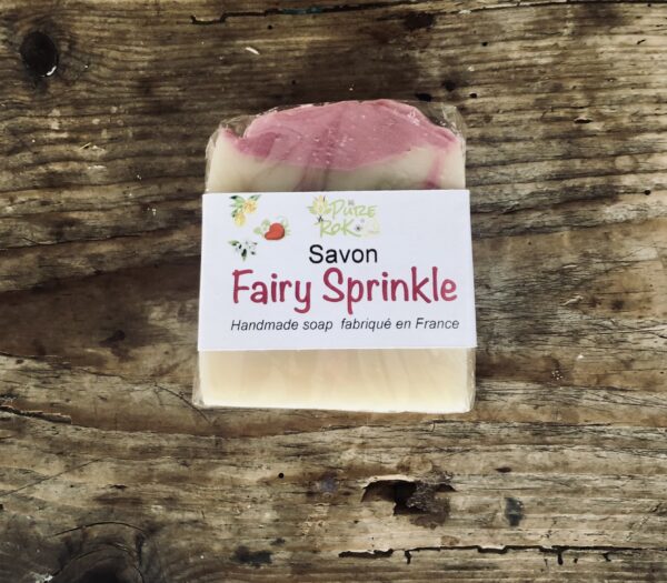 Fairy Sprinkle soap is kind and gentle on the skin.