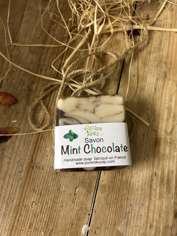 Mint chocolate Christmas Soap from Pure Rok soaps